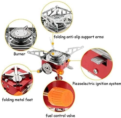 K-202 Portable Card Type gas stove With cylinder 1 K-202 Portable Card Type gas stove With cylinder