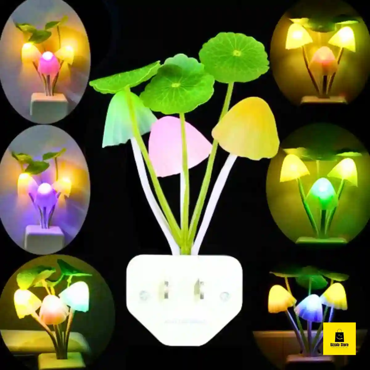 Flower Mushroom LED night light Wall Lamp