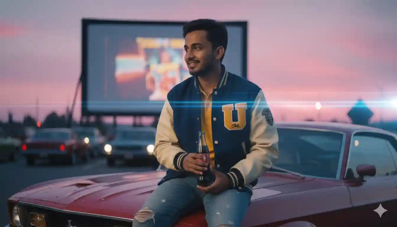80s Drive-In Dreams Image Prompt