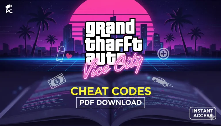 GTA Vice City Cheat Codes PDF