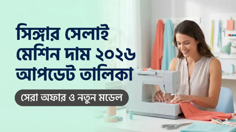 সিঙ্গার সেলাই মেশিন দাম ২০২৬
