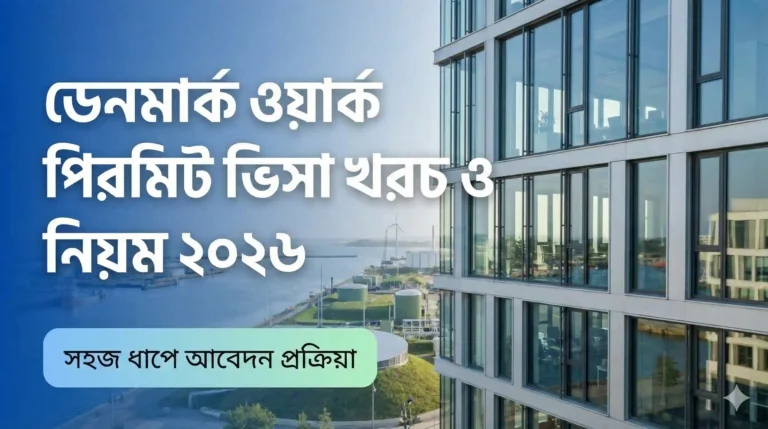 ডেনমার্ক ওয়ার্ক পারমিট ভিসা খরচ ও আবেদনের নিয়ম ২০২৬