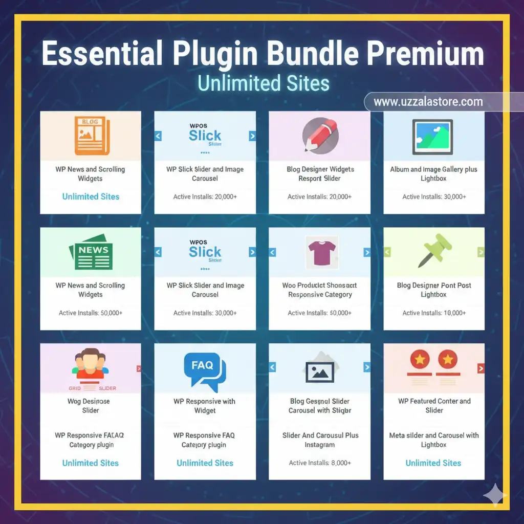 Essential Plugin Bundle Premium – Unlimited Sites 1 Essential Plugin Bundle Premium – Unlimited Sites