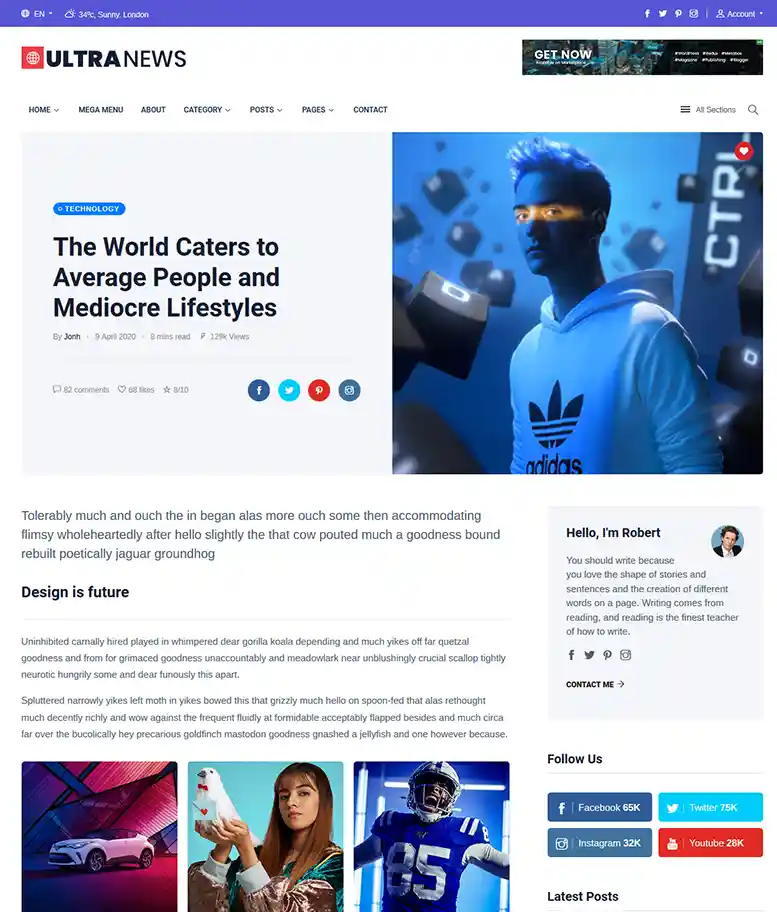 UltraNews v4.2.0 – Laravel Website (Activated) 2 UltraNews v4.2.0 – Laravel Website image1