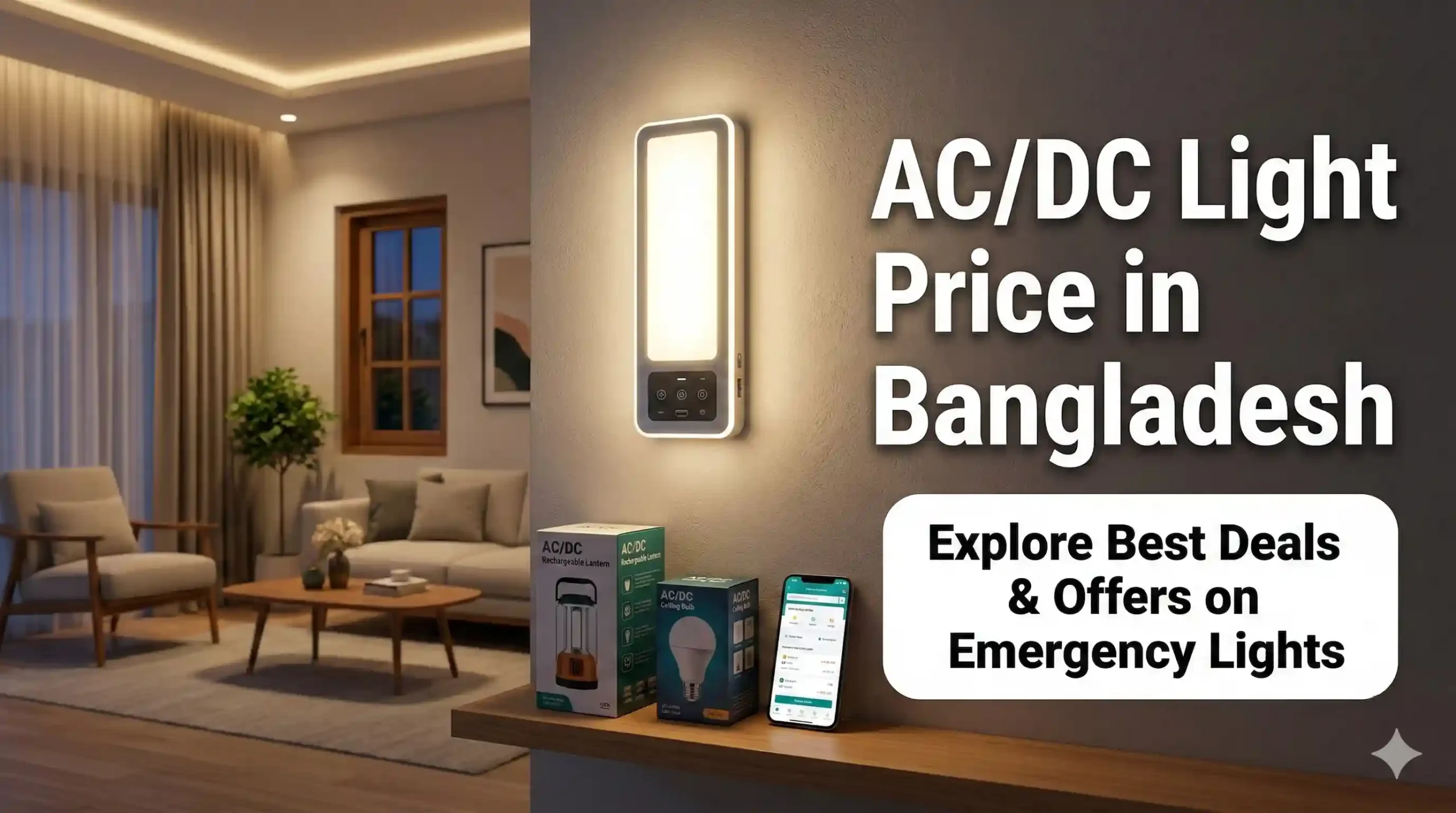 বাংলাদেশে AC/DC Light Price in Bangladesh 2026