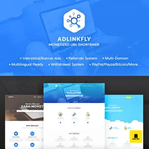 AdLinkFly – Monetized URL Shortener (Active PHP SAAS)