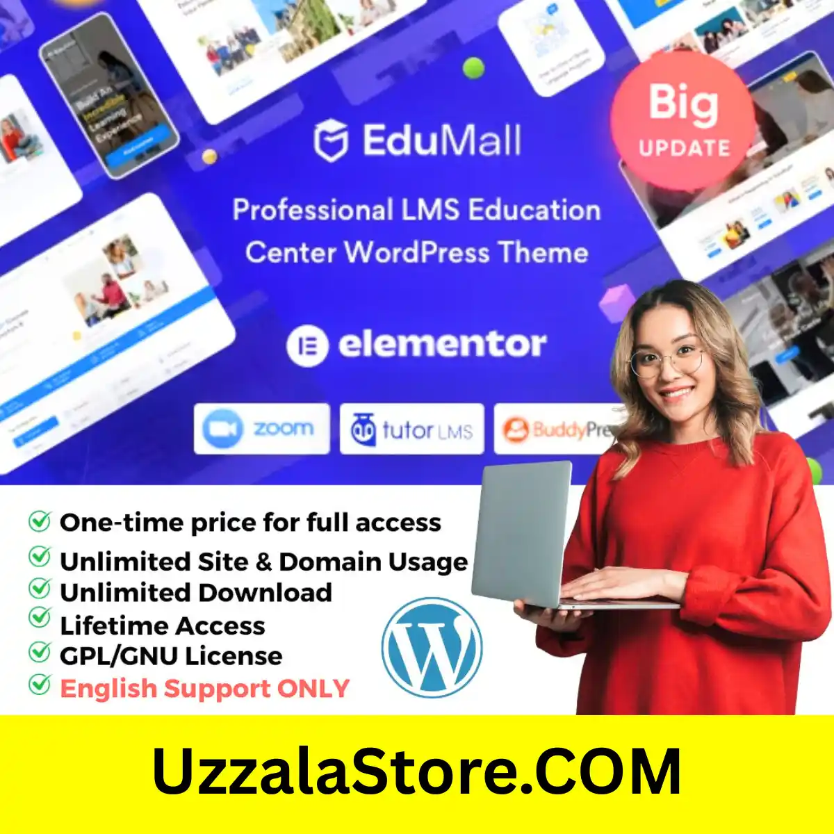 Edumall WordPress Theme (Active) – LMS Education Theme 1 Edumall WordPress Theme (Active) – LMS Education Theme