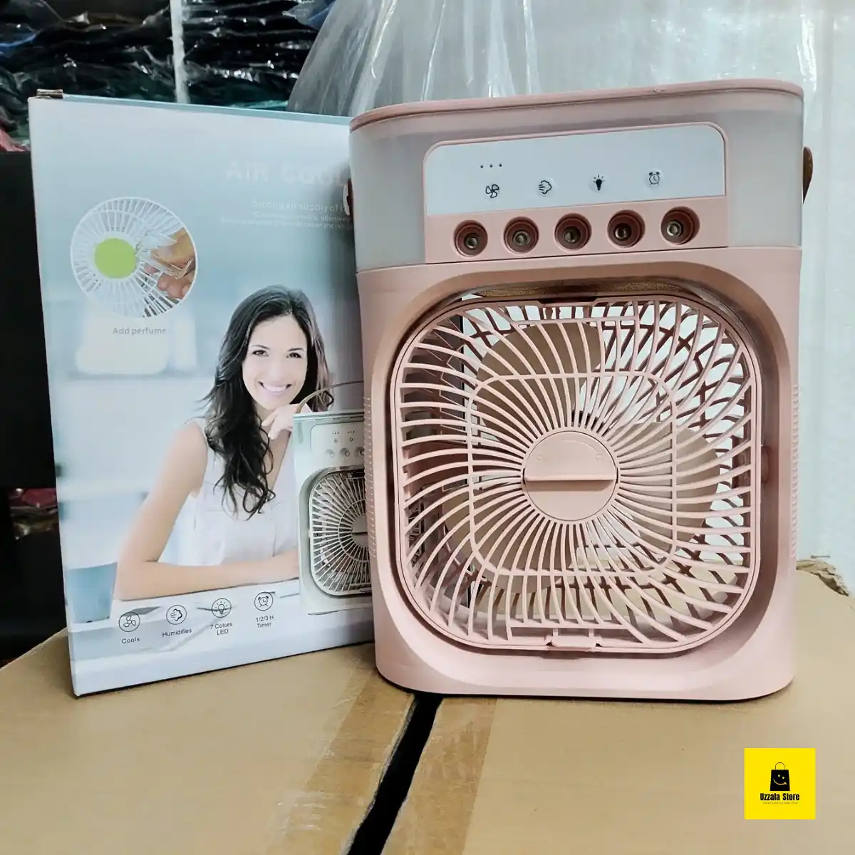 Air Cooling USB Fan with LED Night Light Water Fan 1 Air Cooling USB Fan with LED Night Light Water Fan