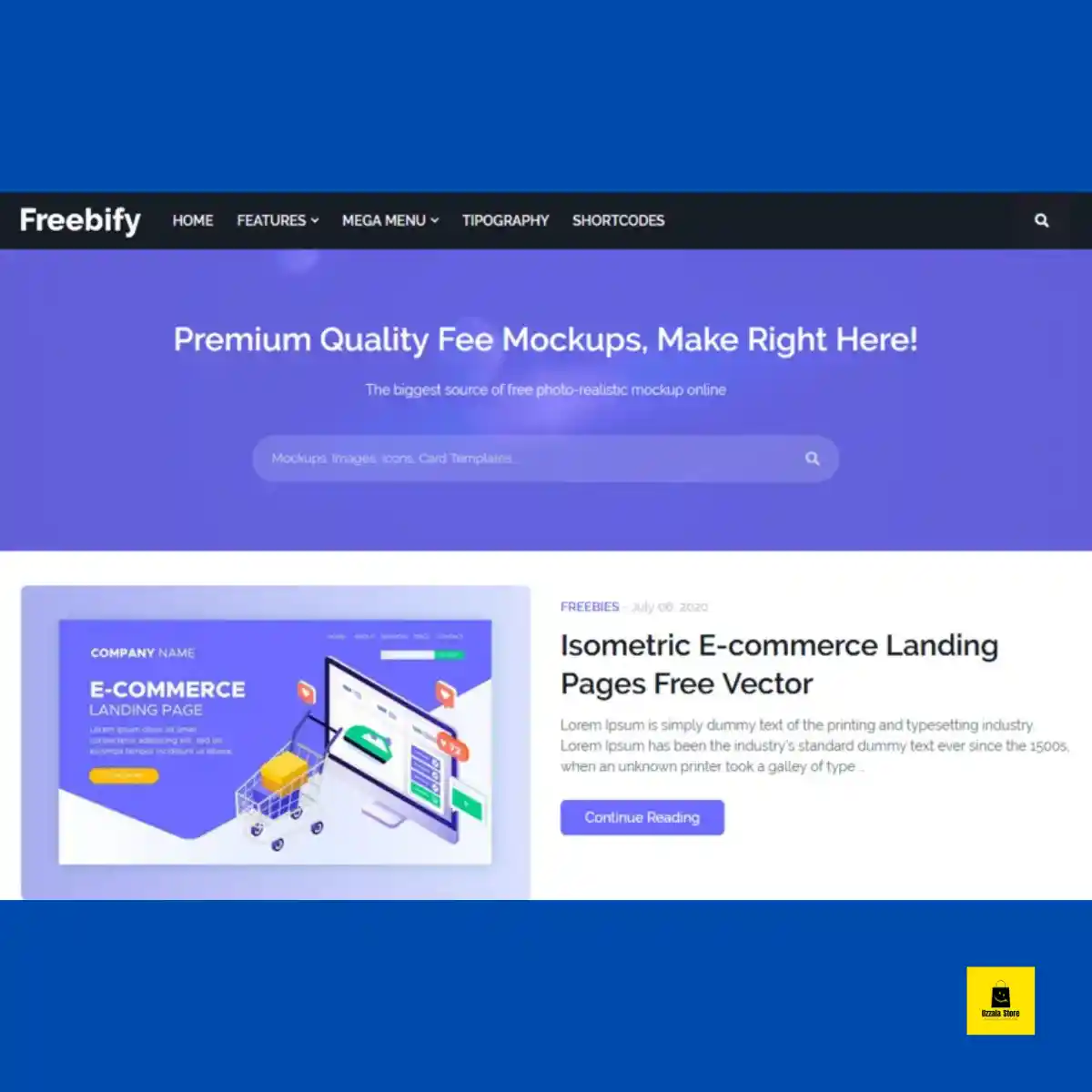 Freebify Premium Blogger Template 1 Freebify Premium Blogger Template