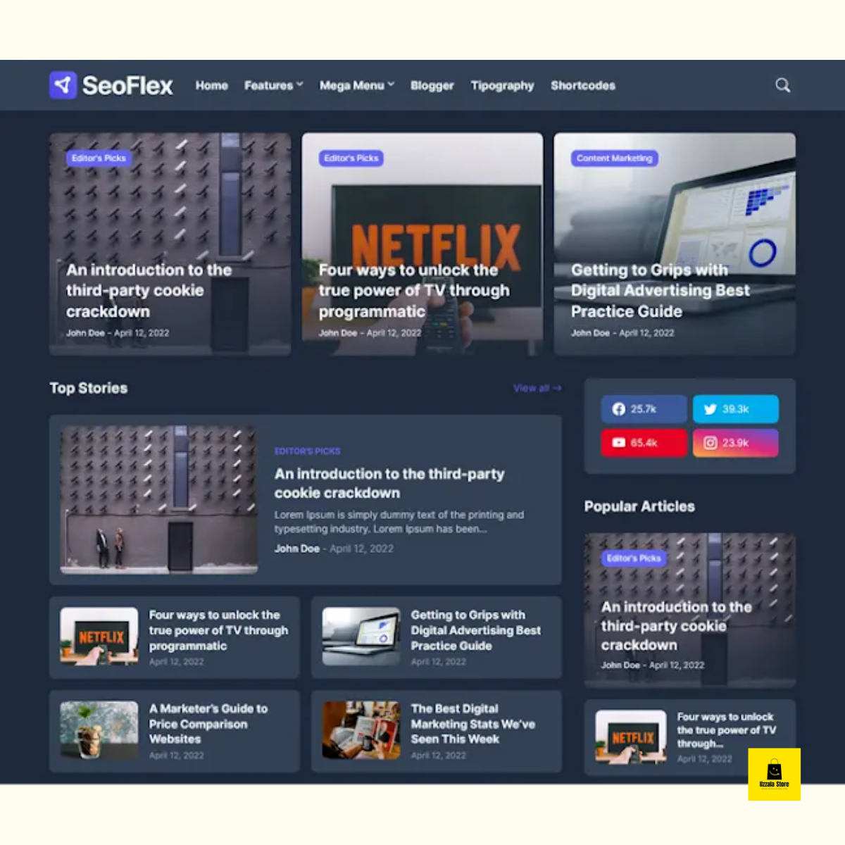 SeoFlex Premium Blogger Template 2 SeoFlex Premium Blogger Template 2
