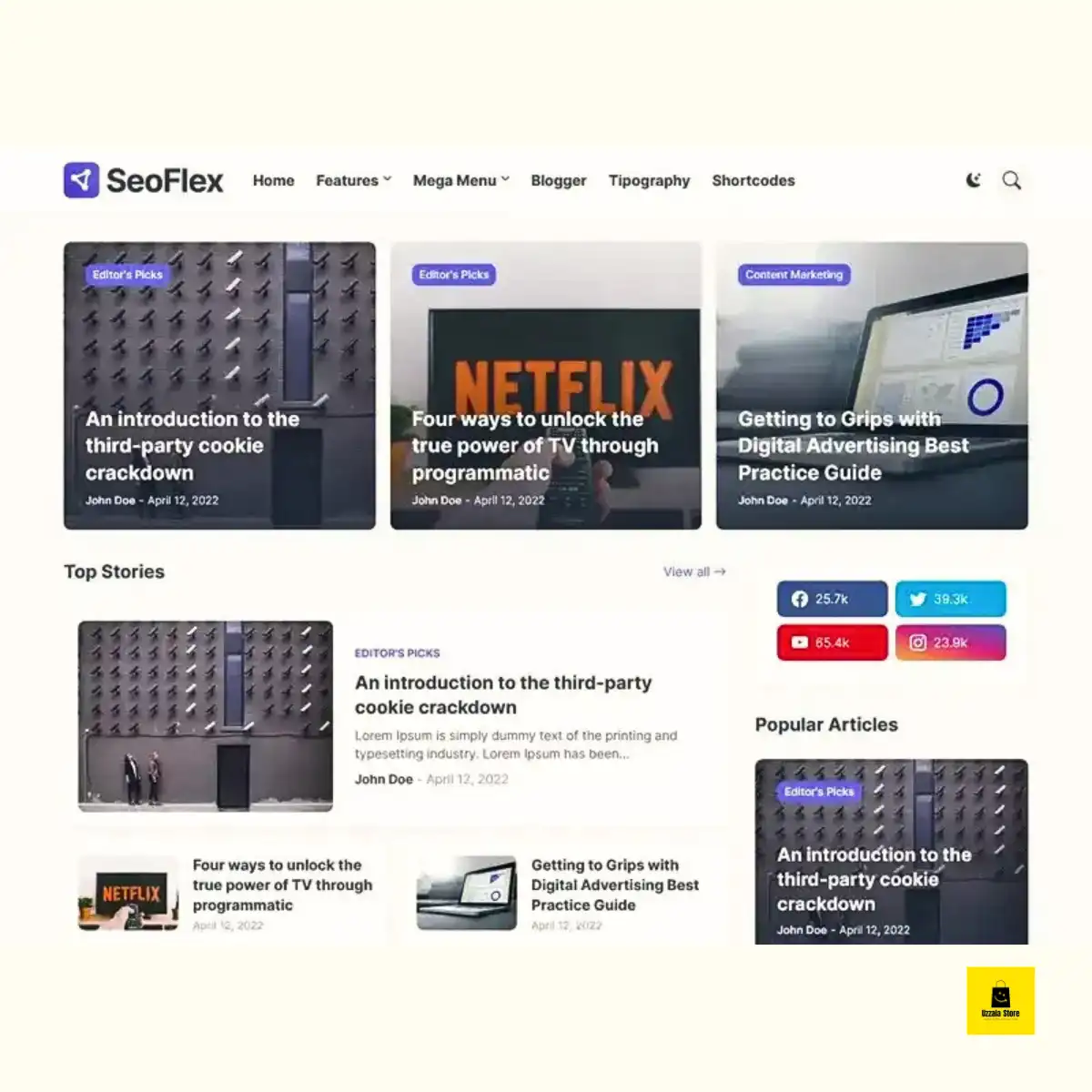 SeoFlex Premium Blogger Template 1 SeoFlex Premium Blogger Template