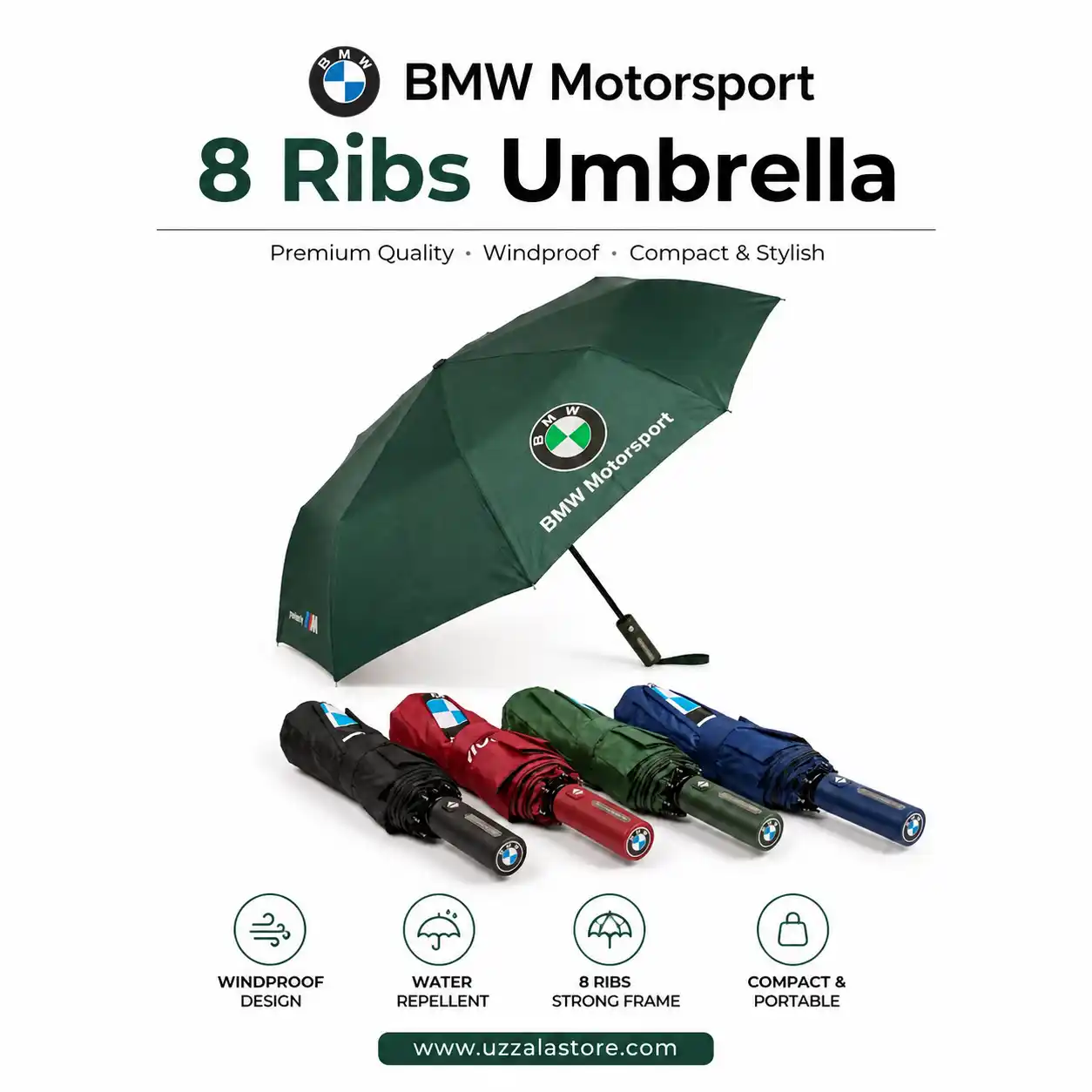BMW Motorsport 8 Ribs Umbrella 1 BMW Motorsport 8 Ribs Umbrella