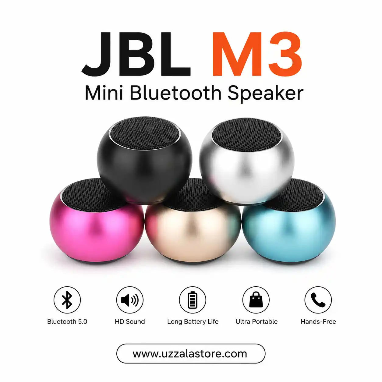 JBL M3 Mini Bluetooth Speaker 1 JBL M3 Mini Bluetooth Speaker