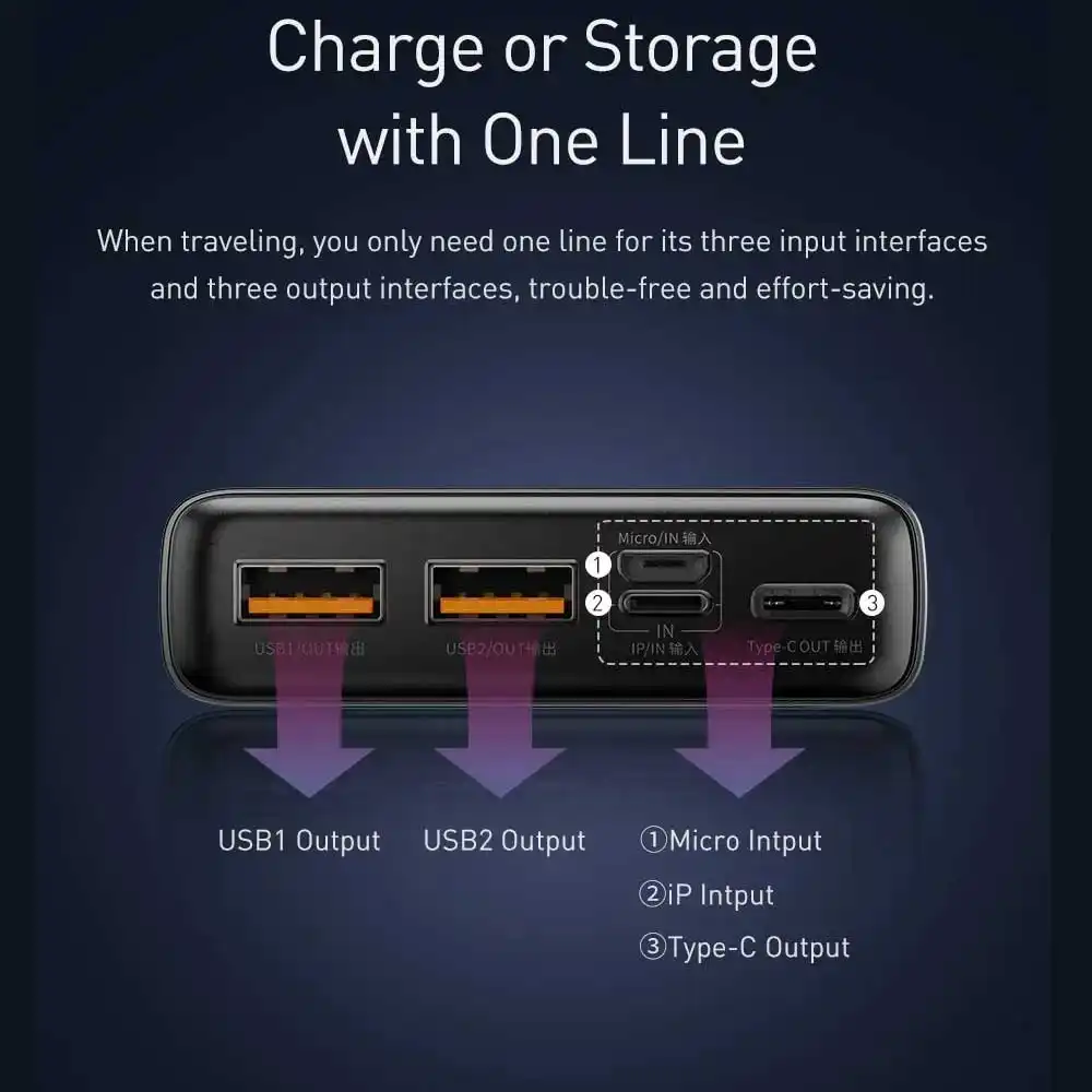 Baseus Adaman 20000mah Power Bank 2 Baseus Adaman 20000mah Power Bank image