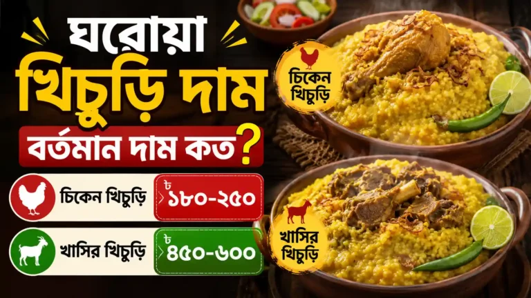 ঘরোয়া খিচুড়ি দাম ২০২৬ চিকেন, খাসির খিচুড়ির বর্তমান দাম কত