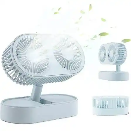 Double Motor Folding Table Top Fan FY050 2 Double Motor Folding Table Top Fan FY050