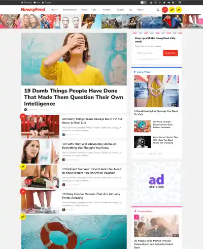 Newsy Premium Viral News & Magazine WordPress Theme 4 Newsy Premium Viral News & Magazine WordPress Theme - Image 4