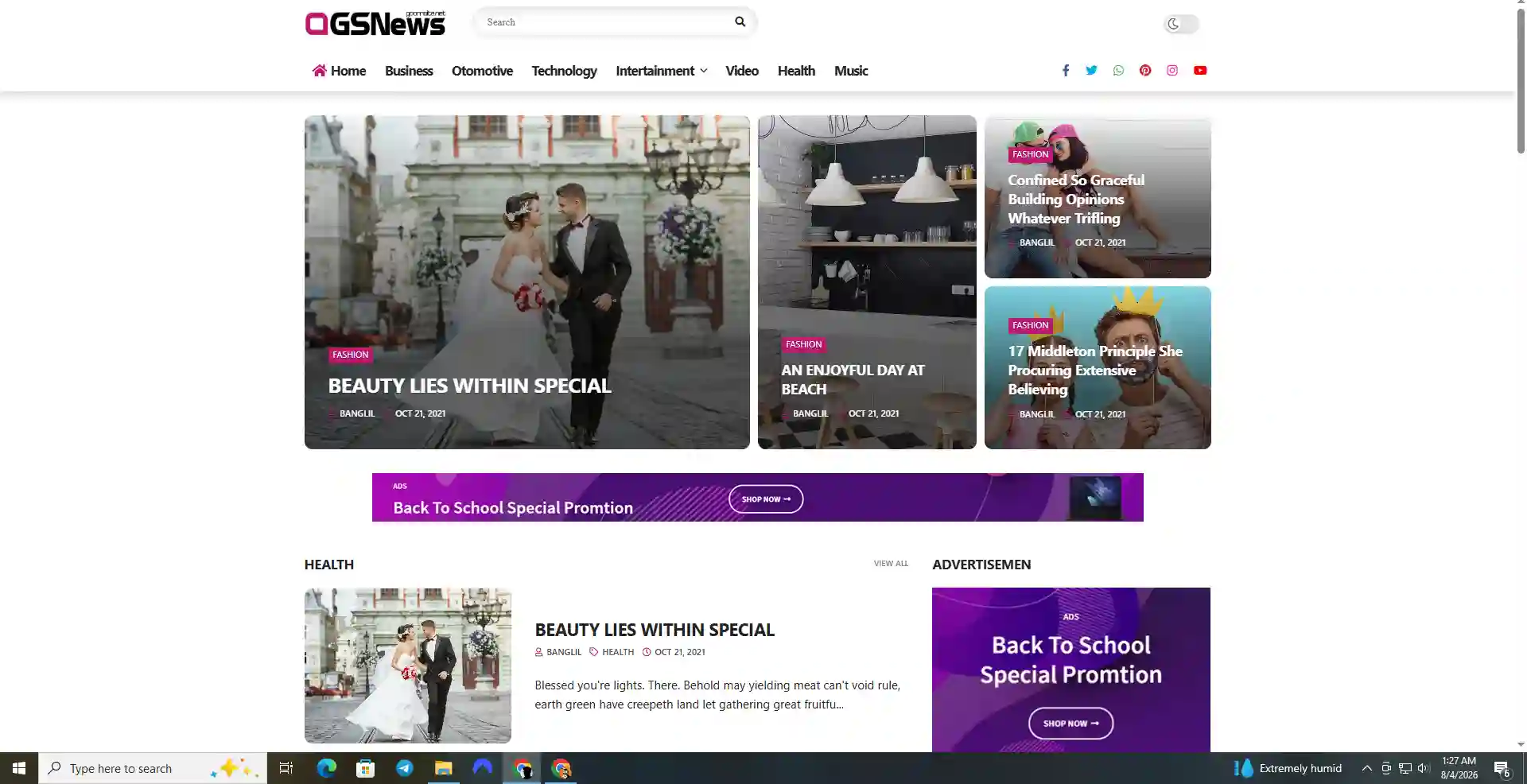 GSNews Premium Templates for Blogger 2 GSNews Premium Templates for Blogger - Image 2